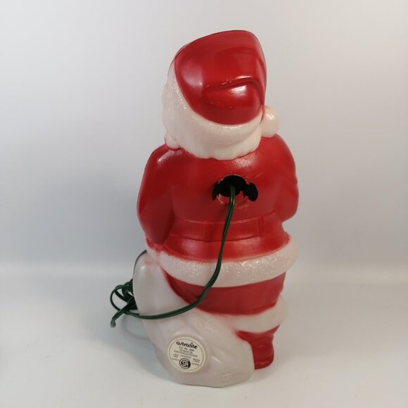 1968 Empire plastics Santa blow mold works 13" Christmas Holiday decor Like New! - Picture 5 of 9